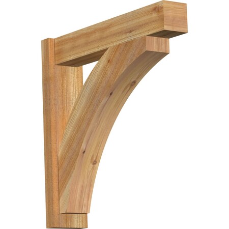 Thorton Block Rough Sawn Outlooker, Western Red Cedar, 6W X 28D X 28H